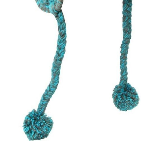 NeW THE NORTH FACE WOMENS FUZZY EARFLAP BEANIE Oscar Green/Kokomo Green - Picture 2 of 3